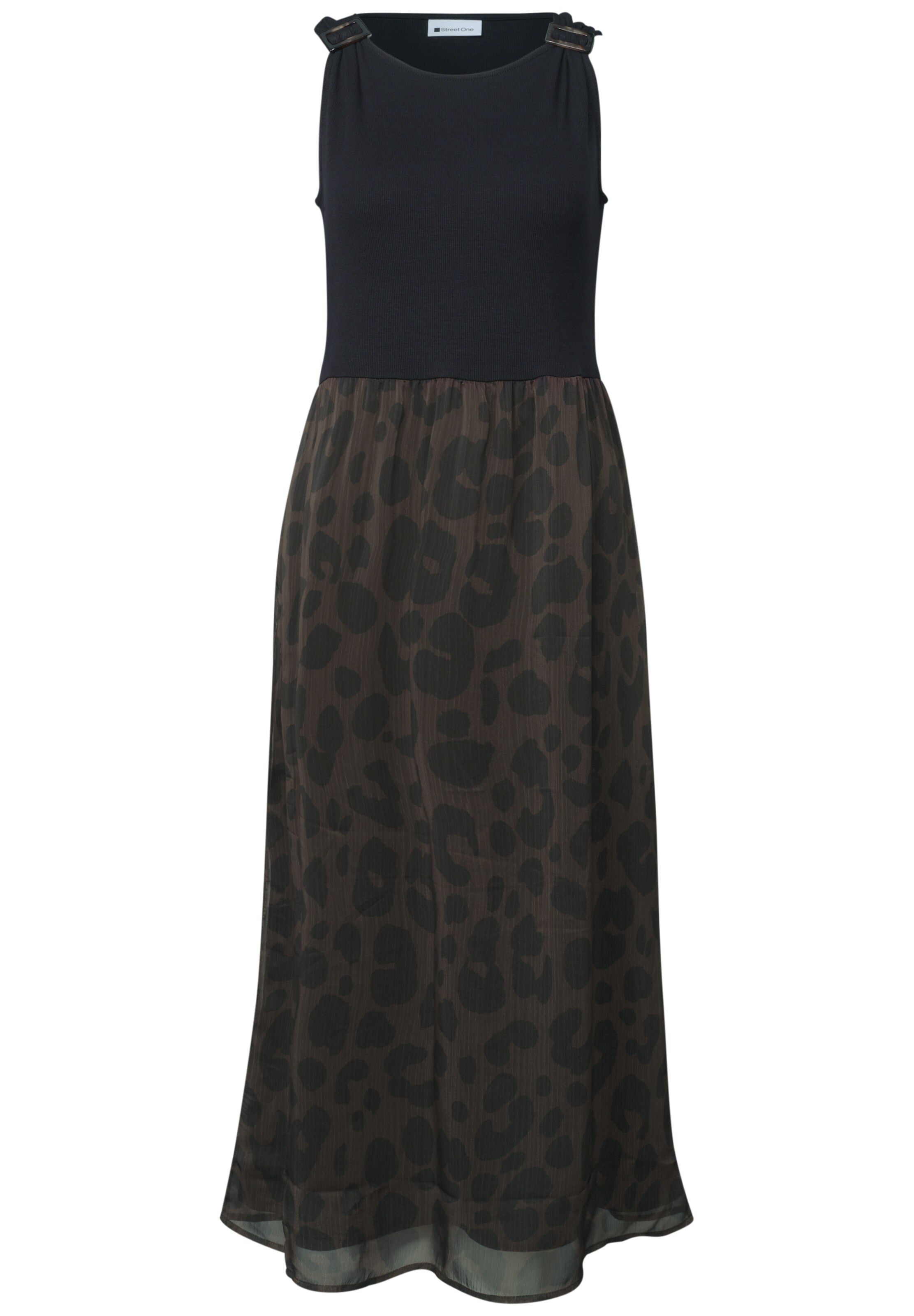 STREET ONE Dress in Brown: front