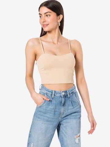 ABOUT YOU Top 'Leia' in Beige: voorkant
