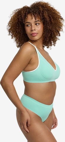 cfab (formerly creamy fabrics) - Push-up Sujetador 'Lined Comfort Push-Up BH' en verde: frente