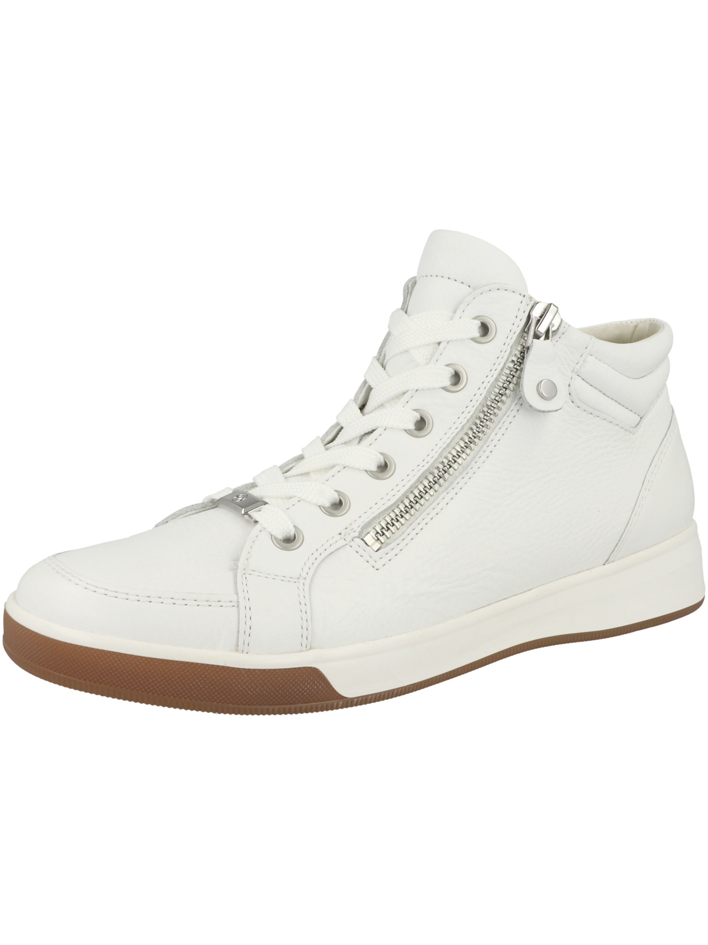 ARA High-Top Sneakers 'Rom' in White: front