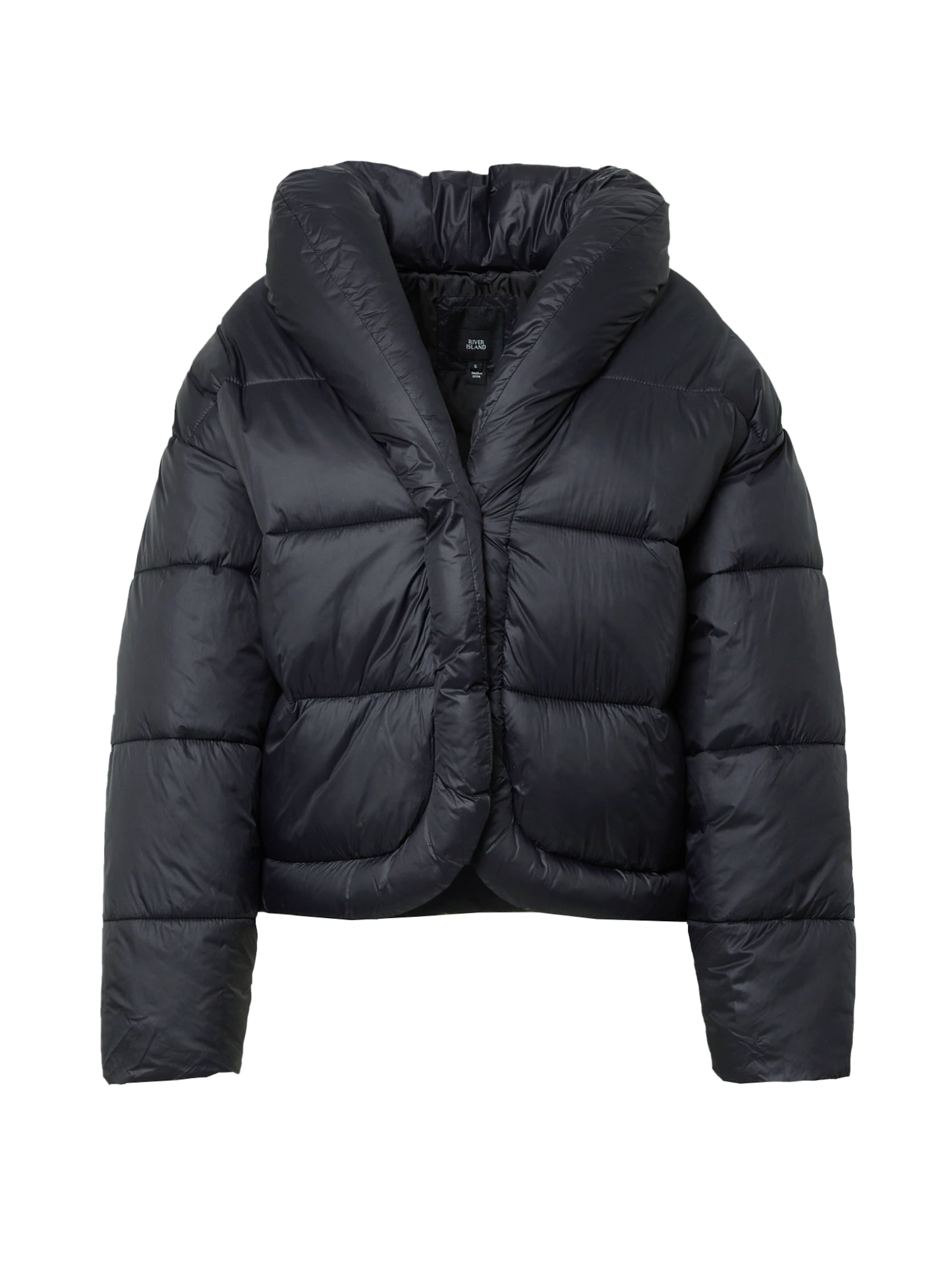 River Island Преходно яке в черно: отпред