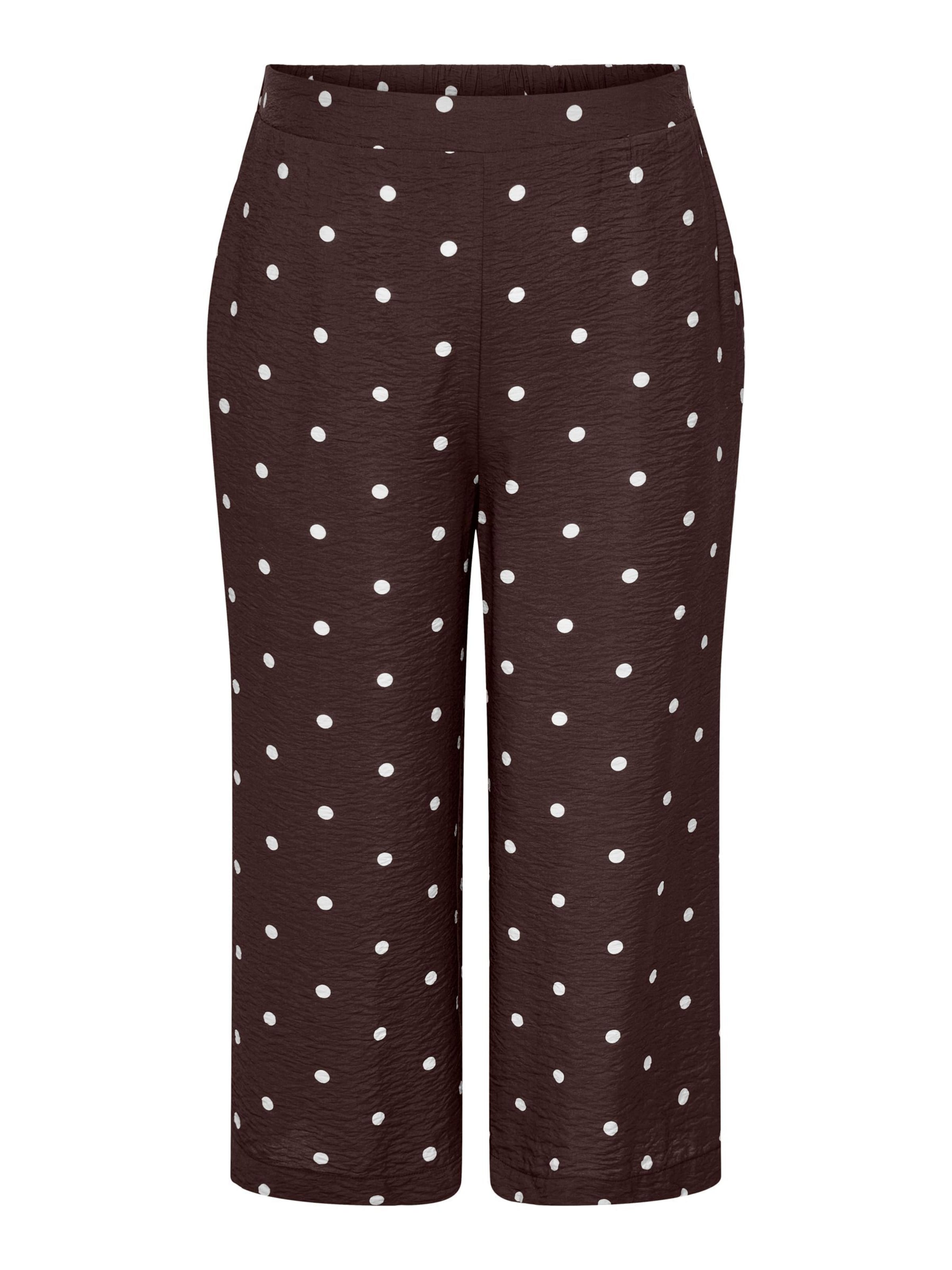 ONLY Carmakoma - regular Pantalón 'CARCarrie' en marrón: frente