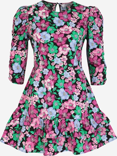 Dorothy Perkins Petite Haljina u svijetloplava / zelena / ljubičasta / ljubičasto crvena / crna, Pregled proizvoda