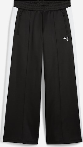 PUMA Regular Hose 'T7' in Schwarz: Vorderseite