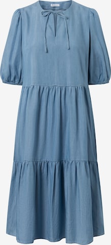 KnowledgeCotton Apparel Kleid in Blau: predná strana