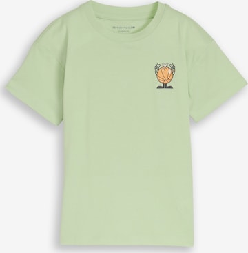 TOM TAILOR Shirt in Green: front