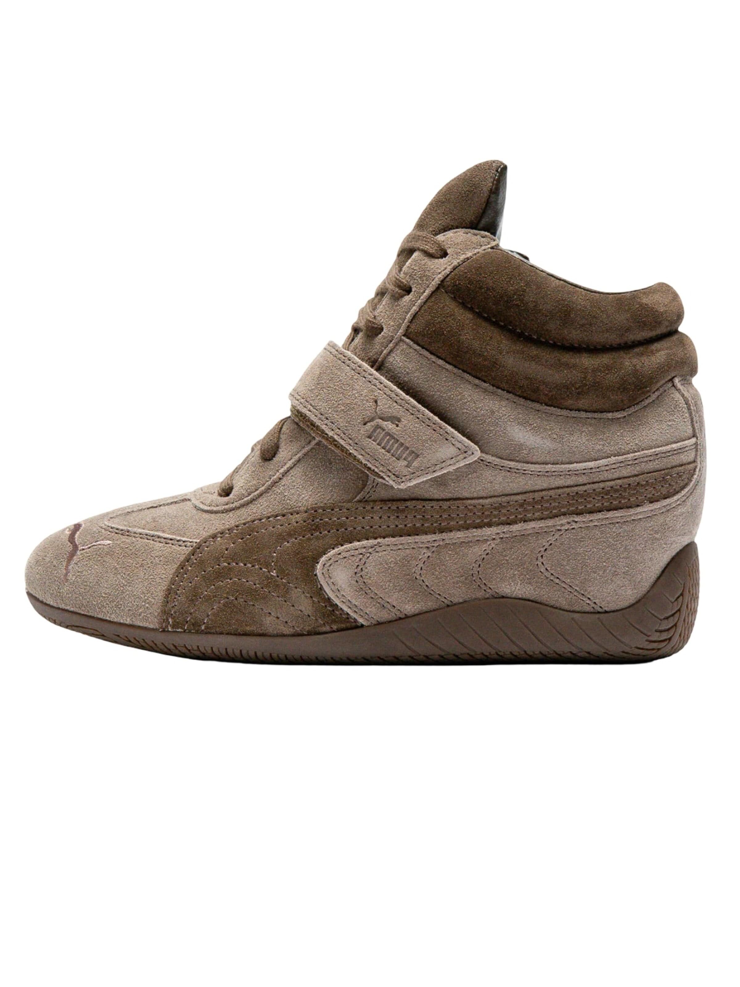 PUMA High-Top Sneakers 'Speedcat' in Brown: front