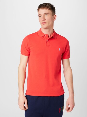 Polo Ralph LaurenRegular Fit Majica - crvena boja: prednji dio