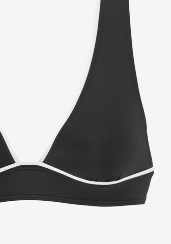 VIVANCE Triangel Bikinitop in Schwarz