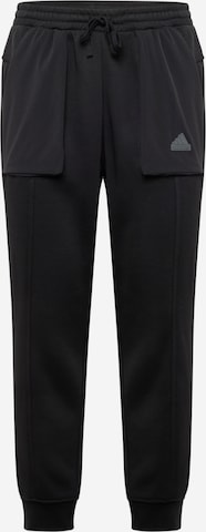 Pantalon de sport 'City Escape' ADIDAS SPORTSWEAR en noir : devant