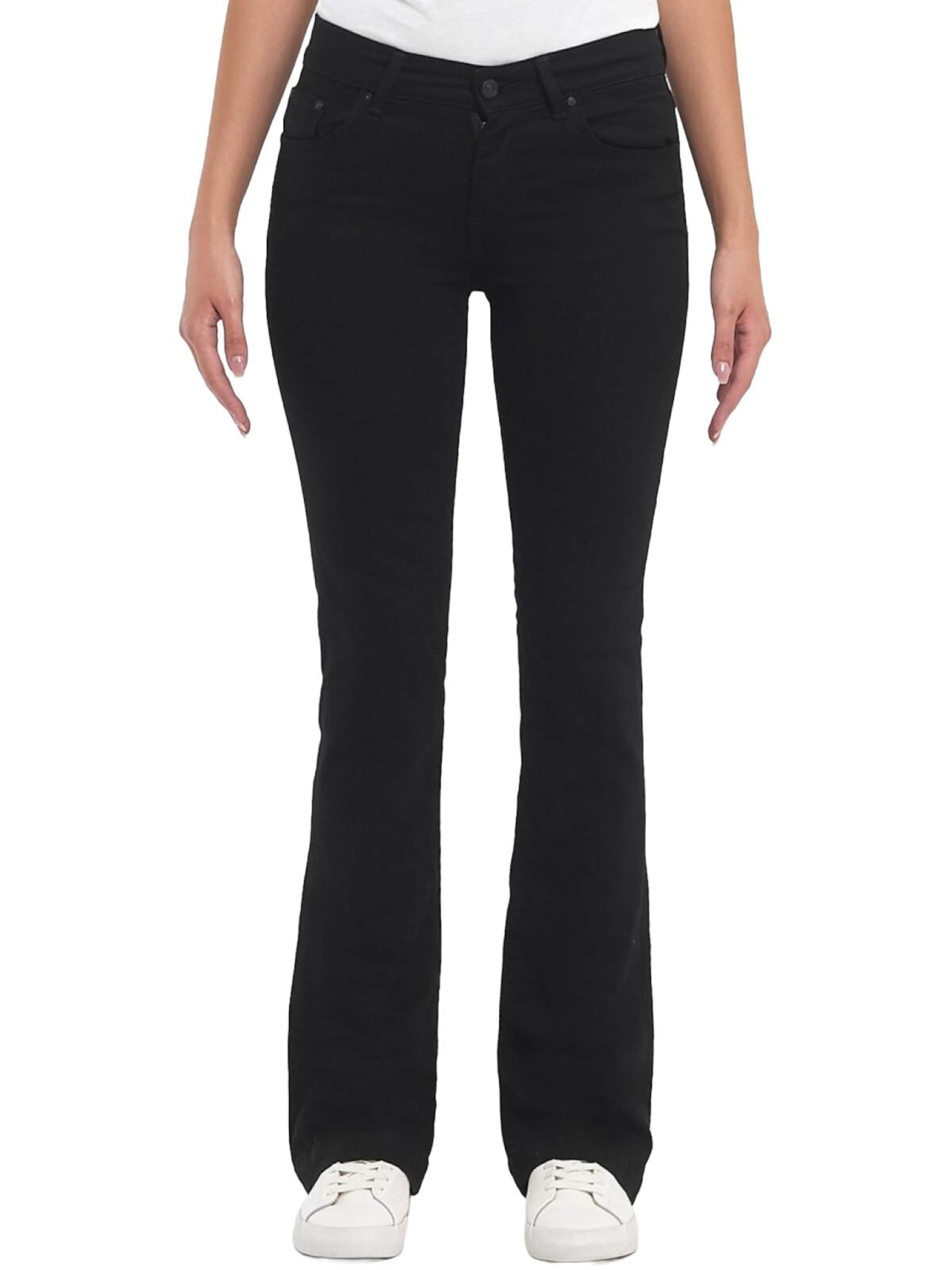 LTB Jeans - Bootcut Vaquero 'LTB Jeans Fallon Piece Leg Mid Waist Jeanshose' en negro