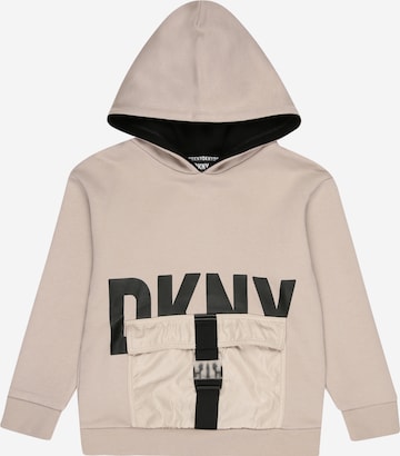 DKNY Sweatshirt in Beige: predná strana