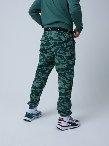 ABOUT YOU x Benny Cristo Regular Cargo trousers 'Noah' in Green