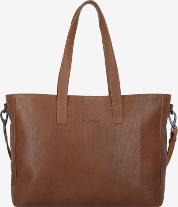 Plevier Shopper in Braun: Vorderseite