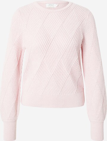 ONLY Pullover 'MAXINA' i pink: forside