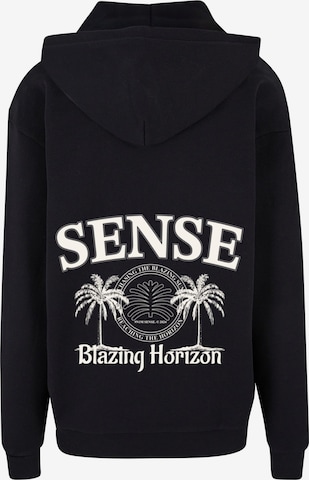 9N1M SENSE Sweatshirt 'Blazing Horizon Palm' in Black