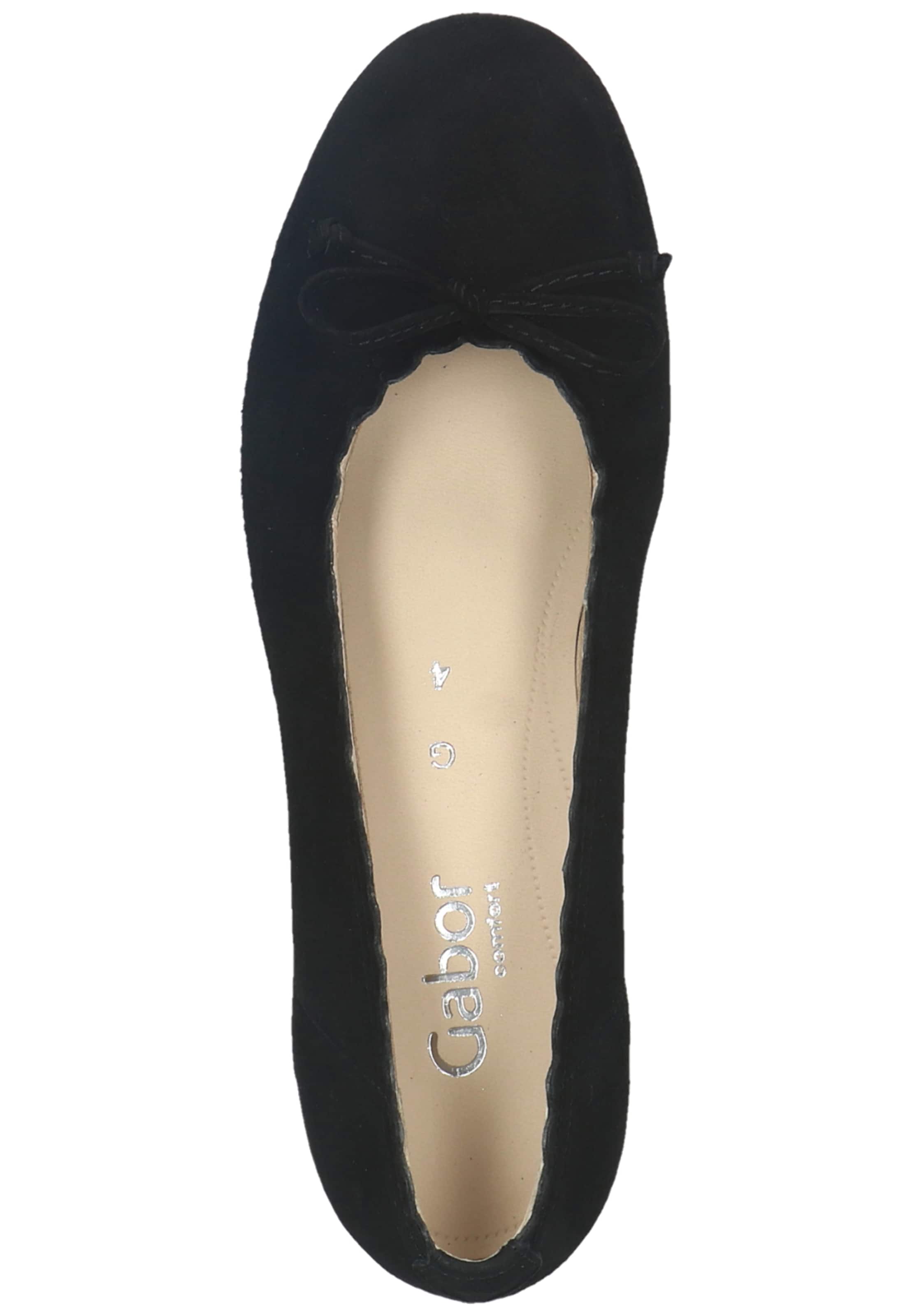 GABOR Ballerina in Zwart