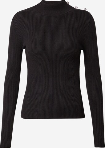 Miss Selfridge Sweater 'DIAMANTE' in Black: front