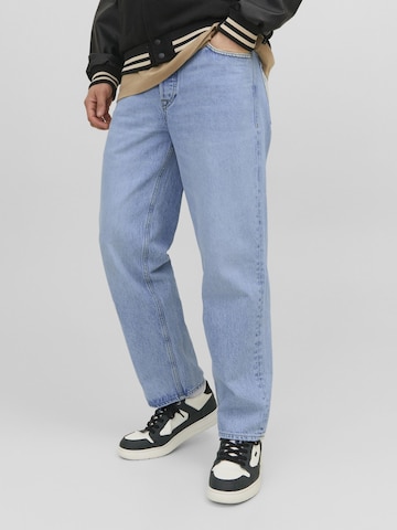 Largi Jeans 'JJIEddie' de la JACK & JONES pe albastru: față