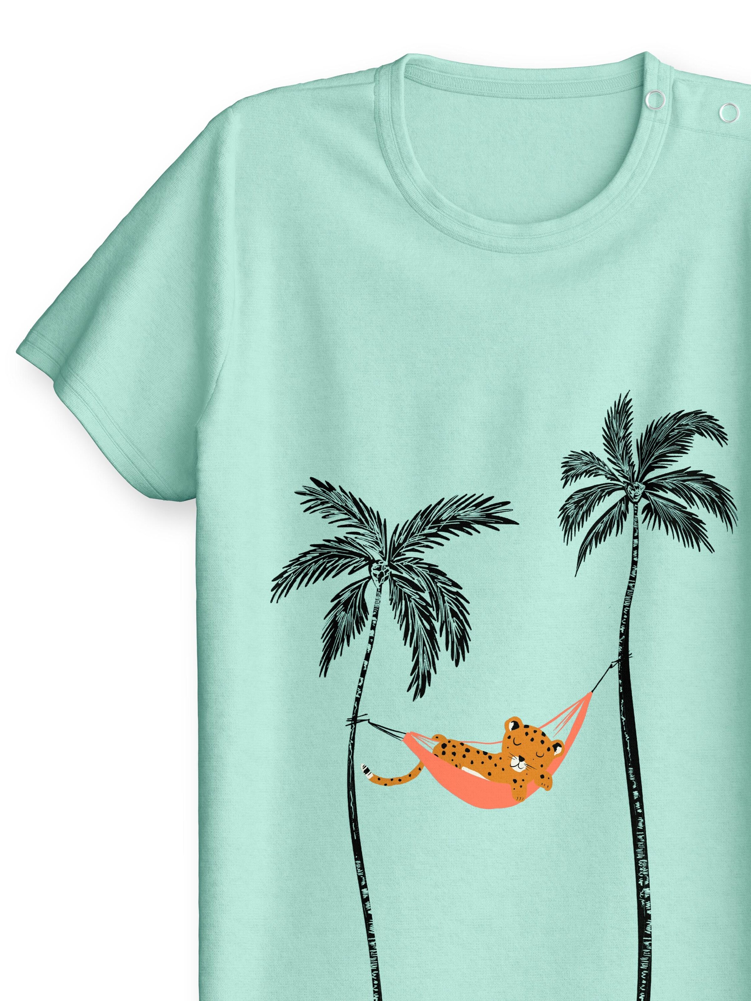 CALIDA Pajamas 'Toddlers Animals' in Green