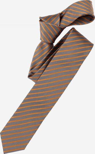 VENTI Krawatten in grau / orange, Produktansicht
