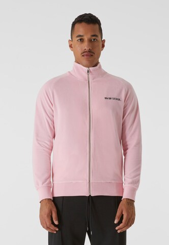 9N1M SENSE Sweat jacket in Pink: front