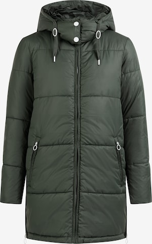 DreiMaster Maritim Winter Coat in Green: front