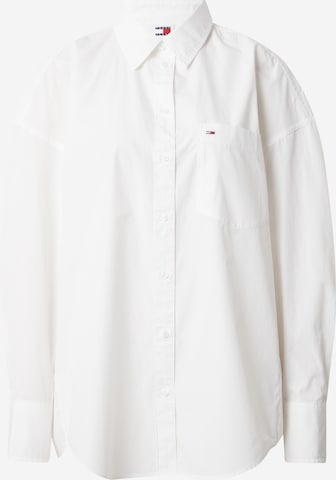 Tommy Jeans Bluse i hvit: forside
