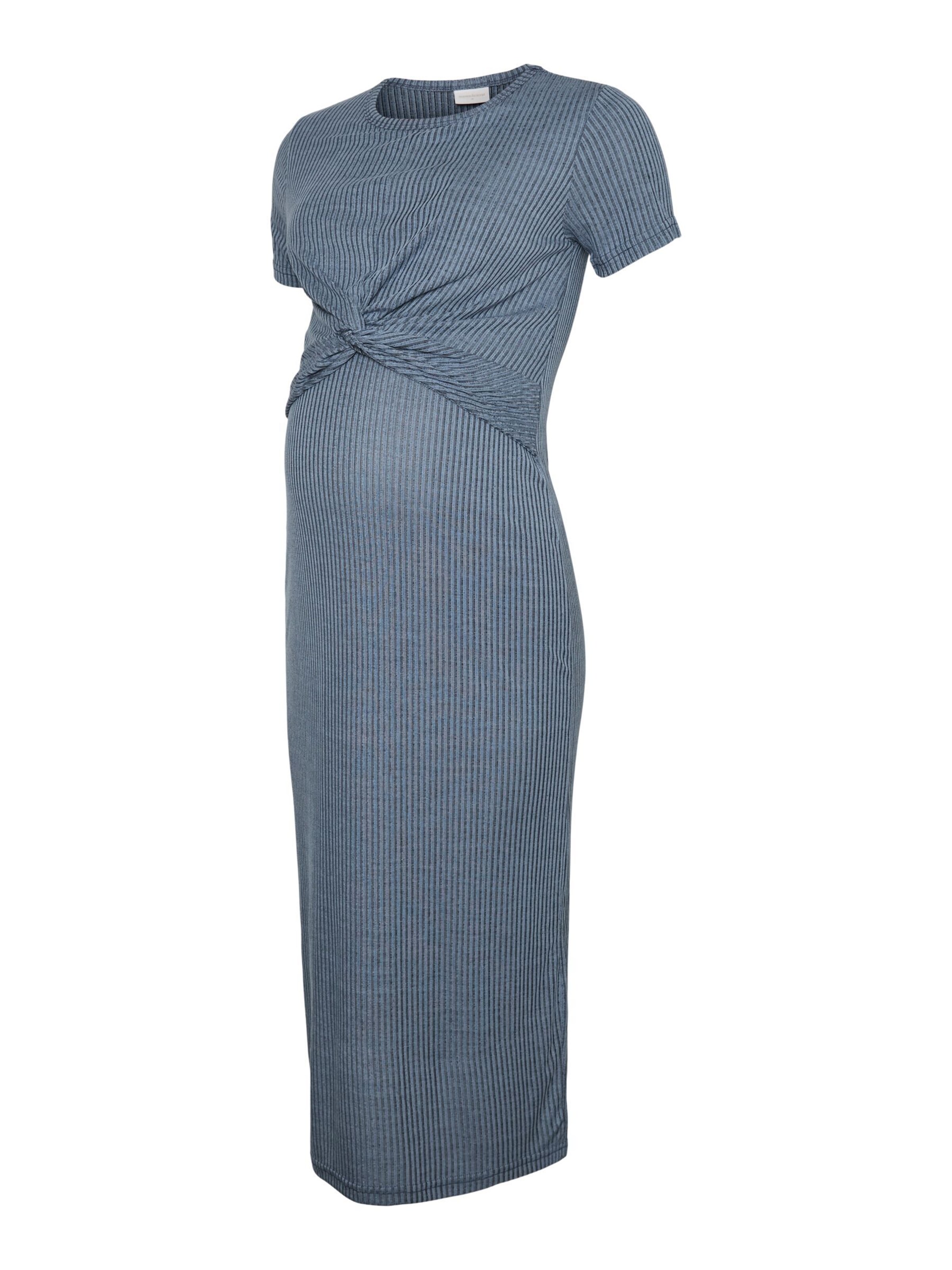 Robe MAMALICIOUS en bleu : devant