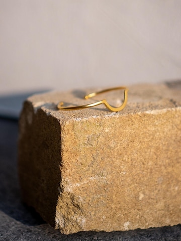 Les Reines Armband 'The Crown - Cuff Bracelet 24K Gold Plated' in Goud