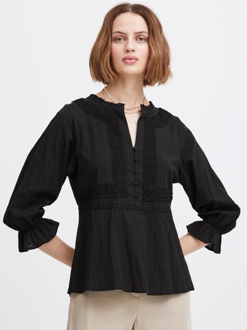 Camicia da donna 'IRGenette' di Atelier Rêve in nero: frontale