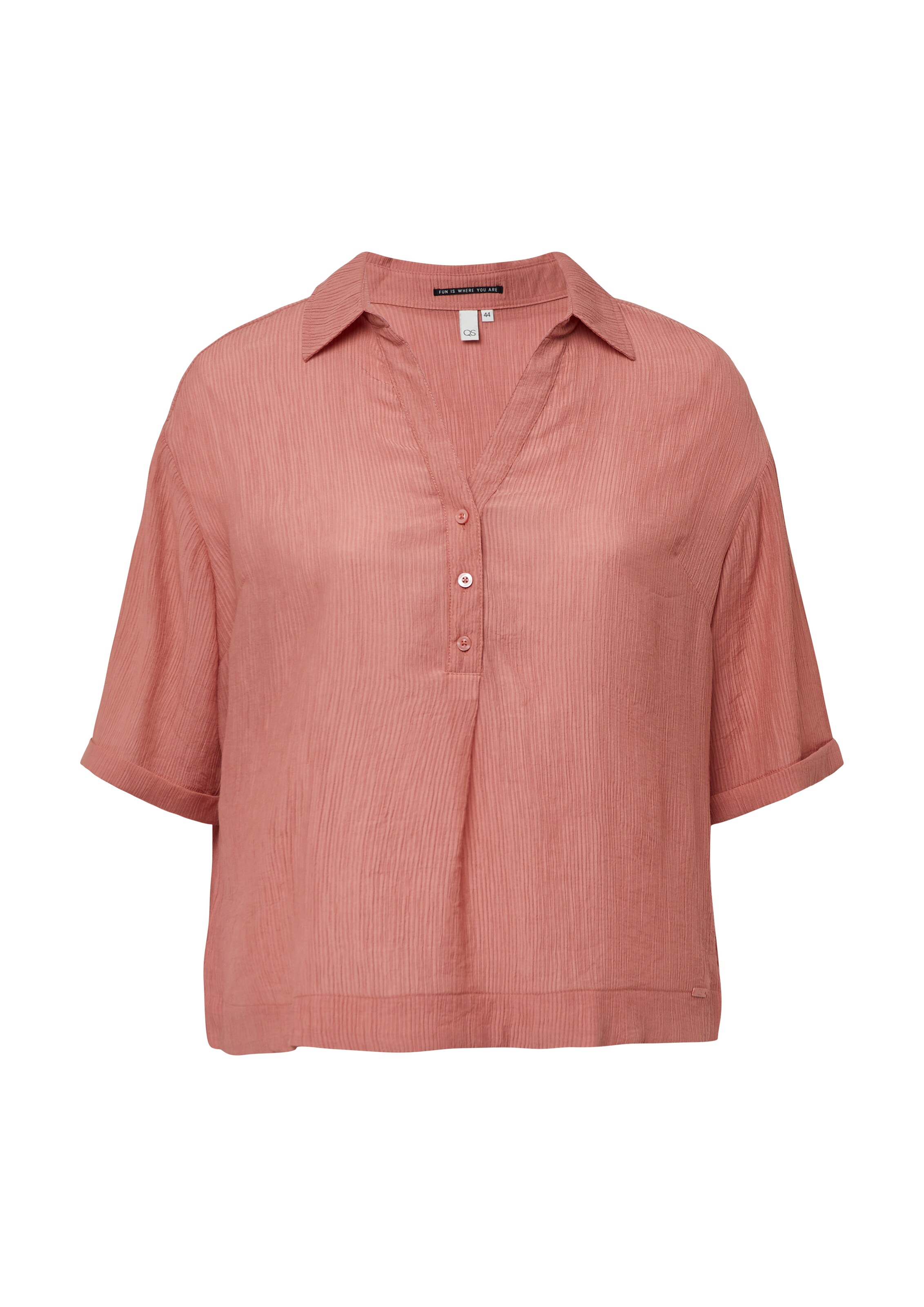 QS Bluse in Orange: Vorderseite