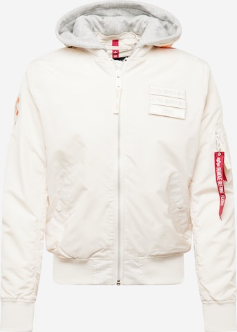 ALPHA INDUSTRIES Between-Season Jacket in White: front