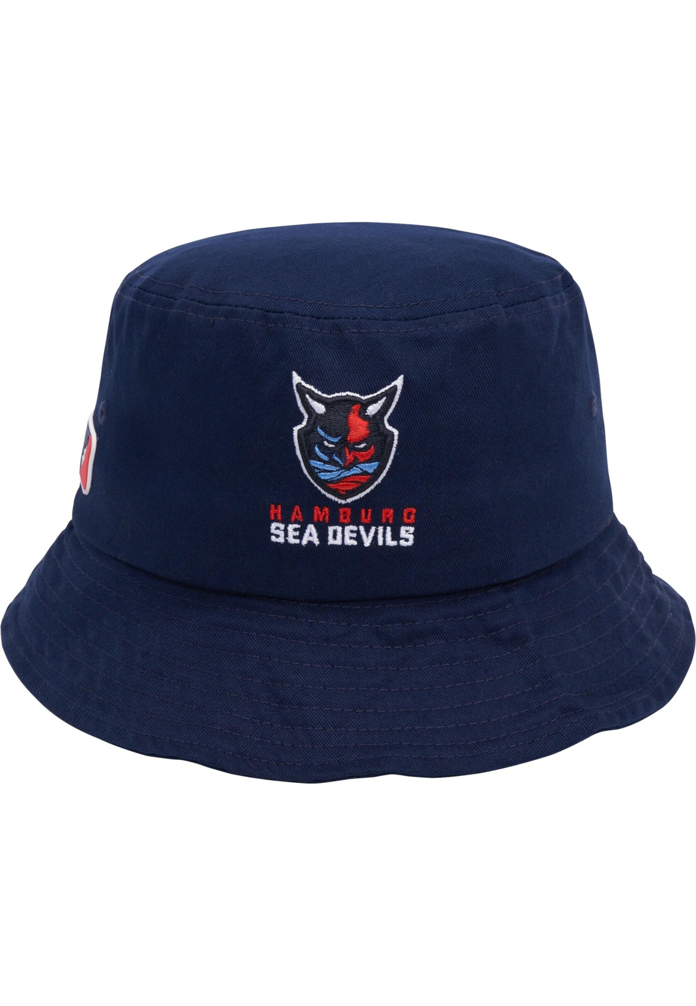 Cappello 'DefShop x European League Of Football Hamburg Sea Devils' di DEF in blu: frontale