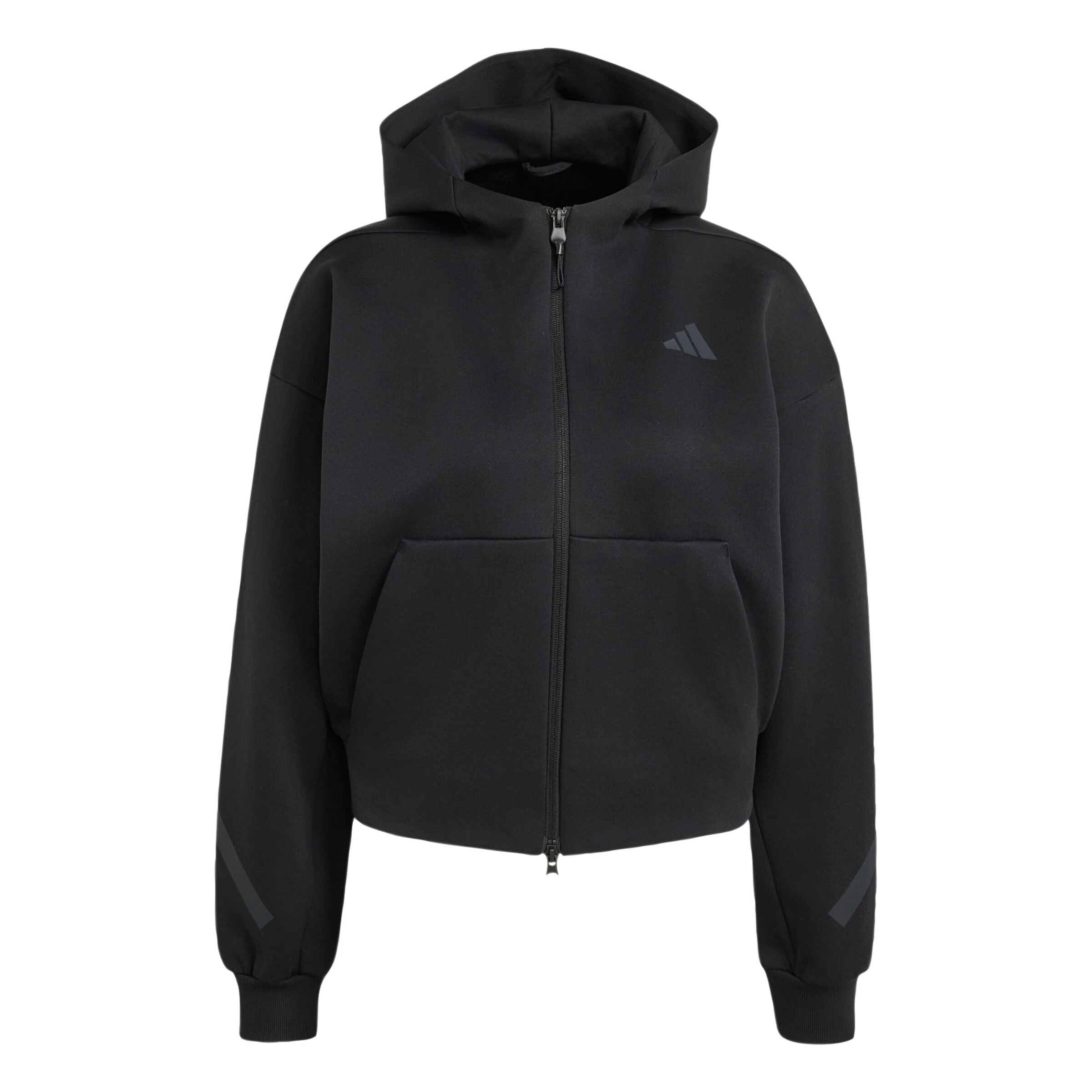ADIDAS SPORTSWEAR Sportief sweatvest 'Z.N.E.' in Zwart: voorkant