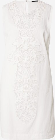 Sisley Klänning i vit: framsida