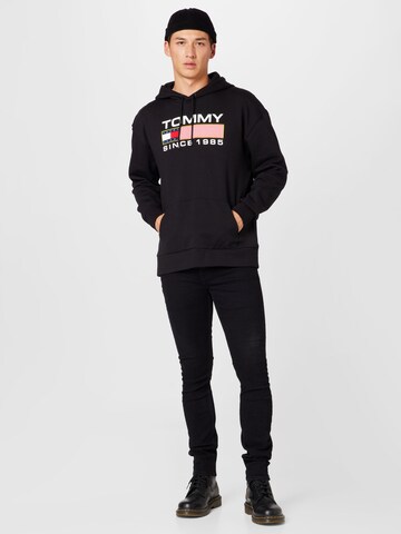 Tommy Jeans Sweatshirt in Schwarz