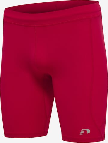 Skinny Pantalon de sport Newline en rouge