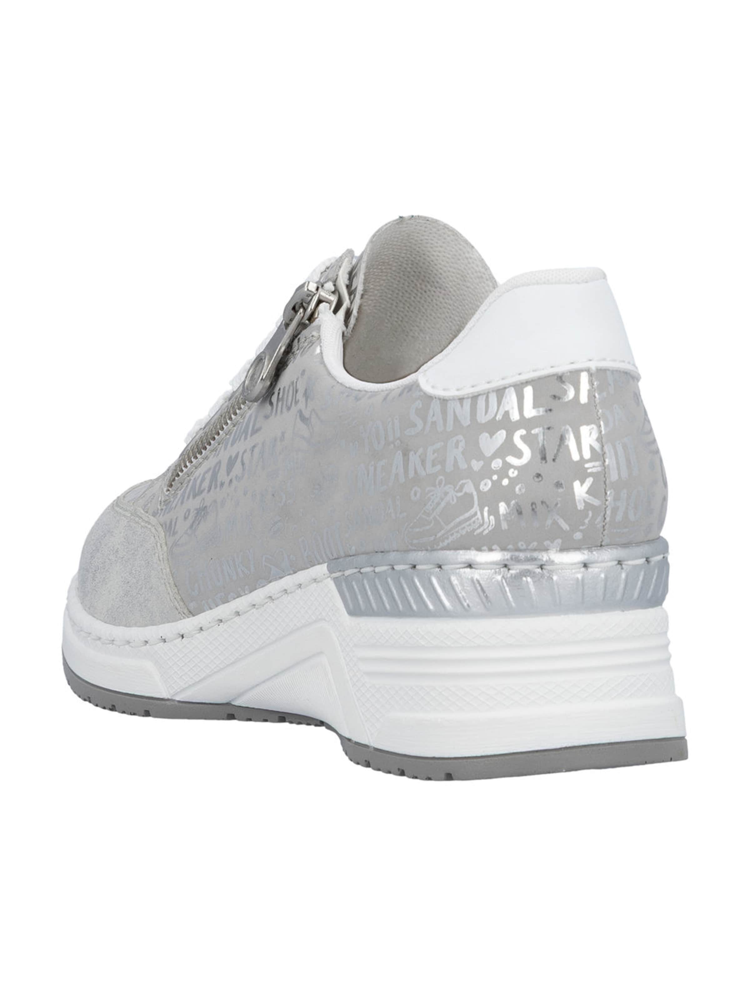 Rieker Σνίκερ χαμηλό σε ασημί