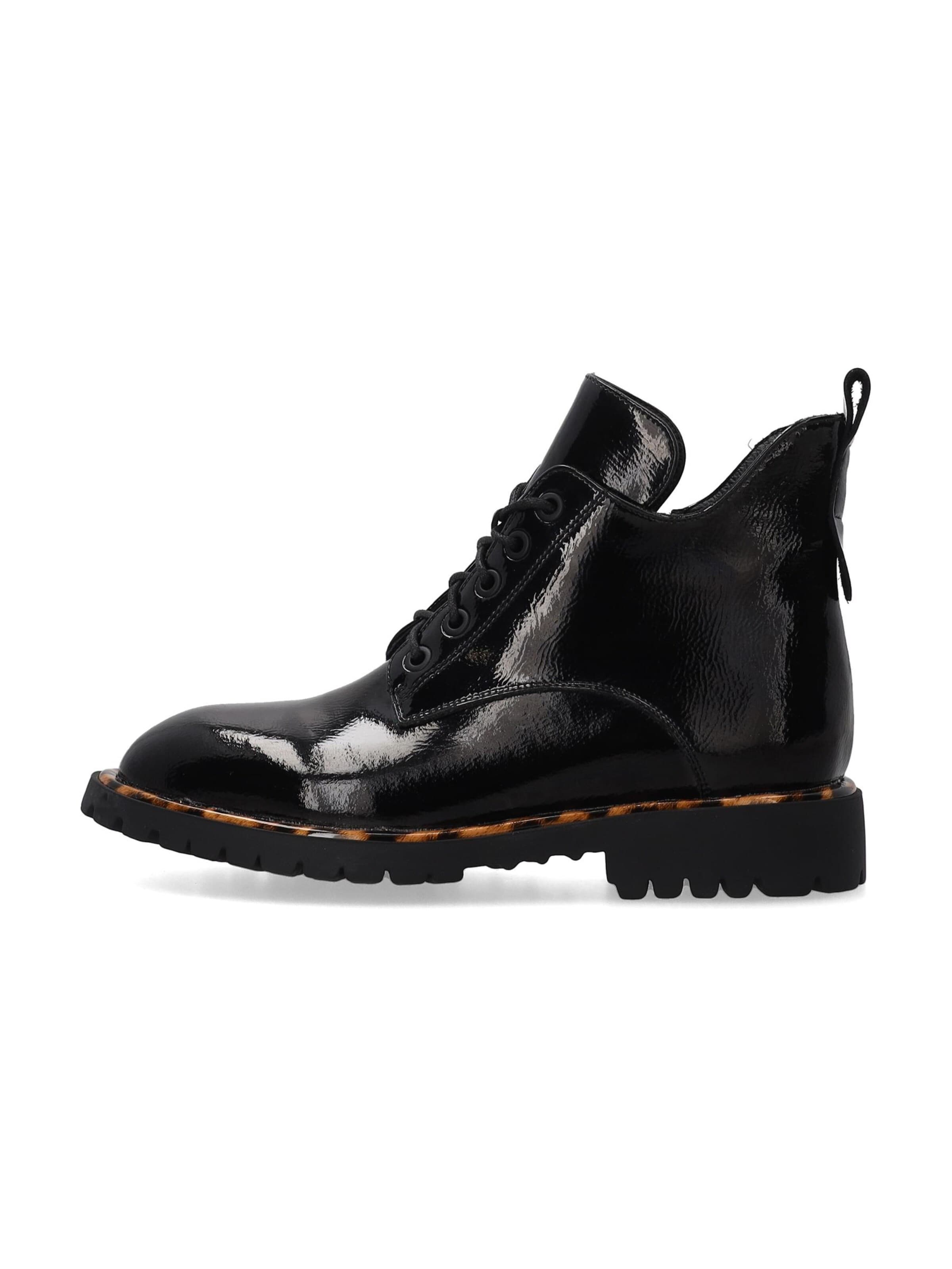 VENEZIA Schnürstiefelette‌‌‌‌‌ in Schwarz: Vorderseite