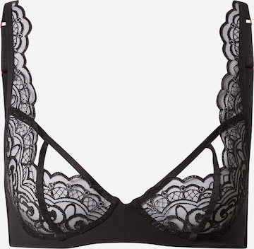 Invisible Soutien-gorge Scandale éco-lingerie en noir : devant