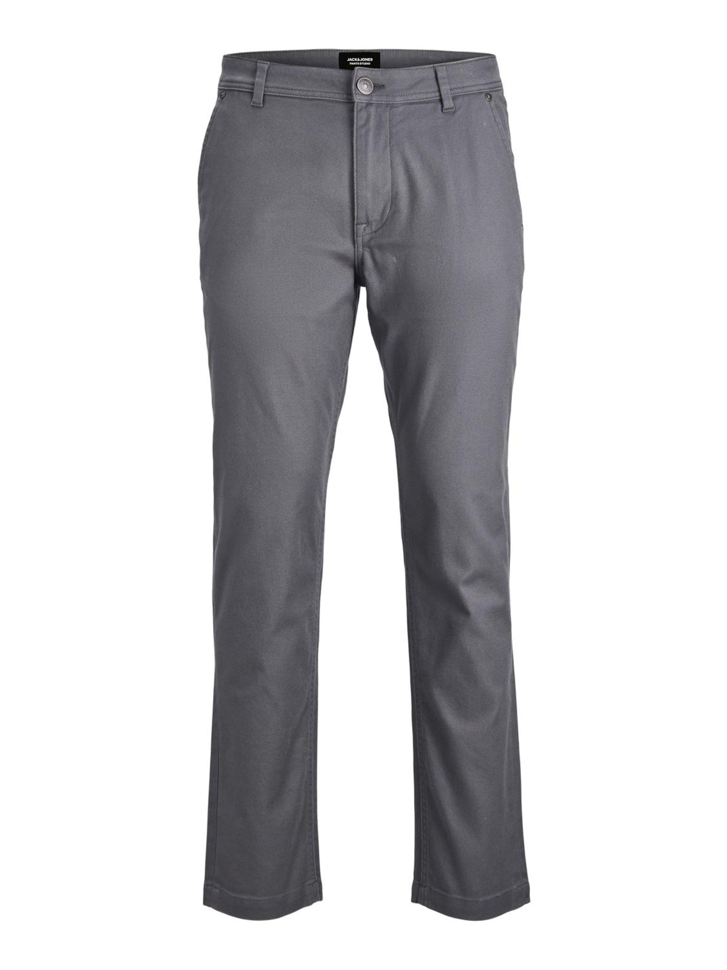 JACK & JONES Lærredsbukser i grå: forside