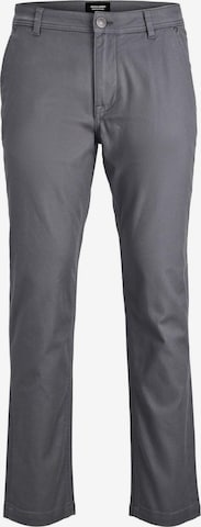 JACK & JONES Chino trousers in Grey: front