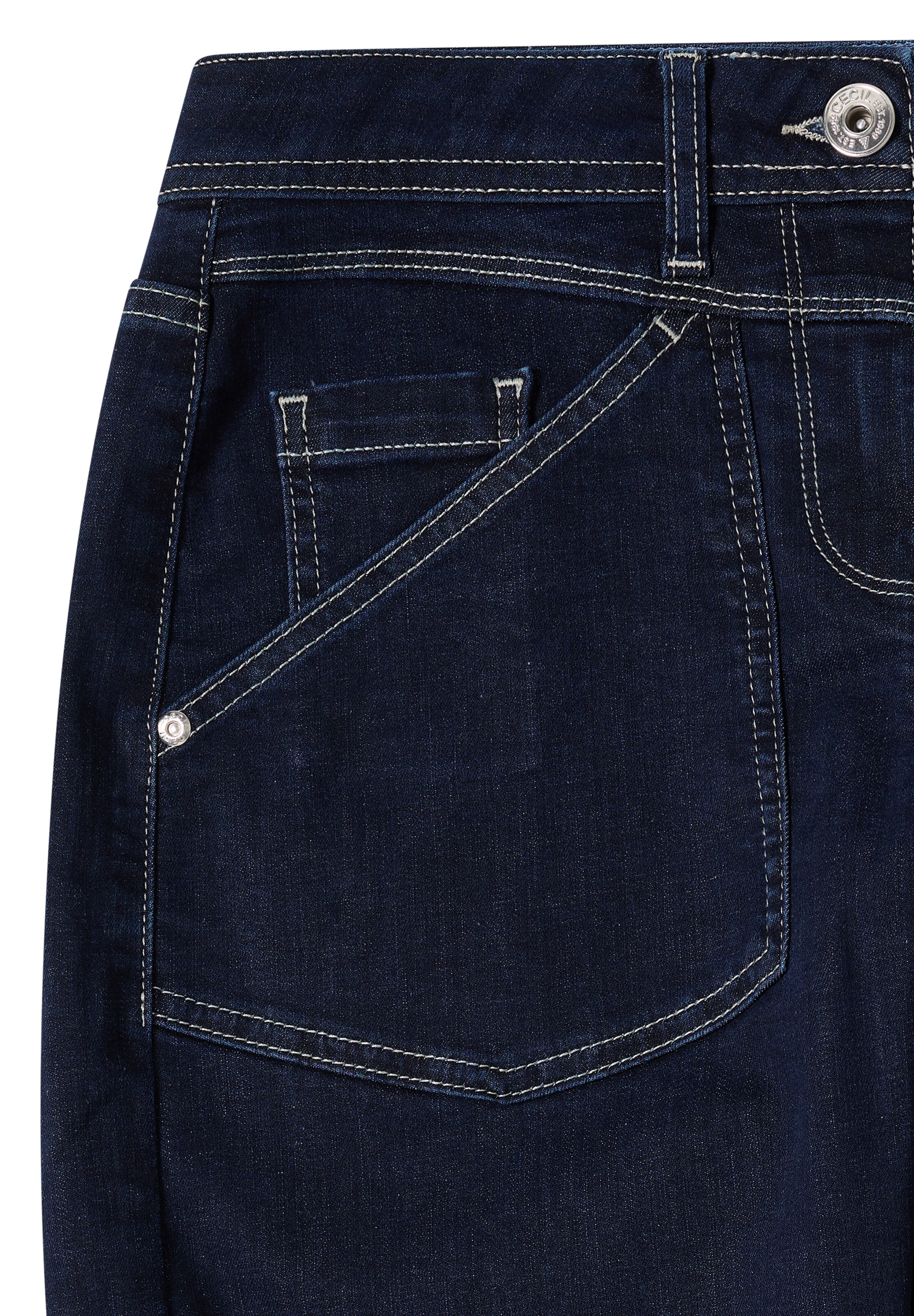 CECIL Barrel Jeans 'Scarlett' in Blue