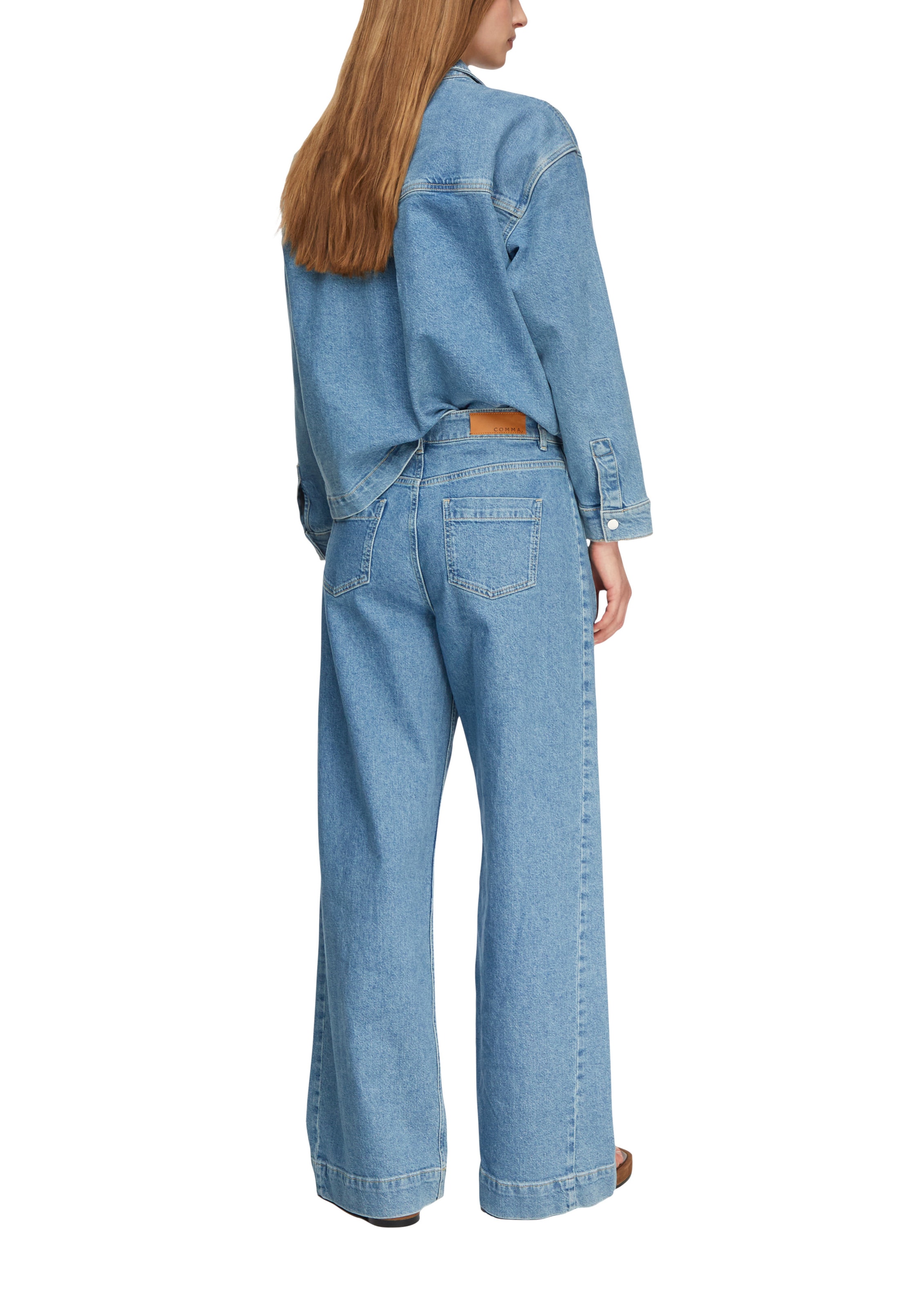 COMMA Wide leg Jeans in Blue