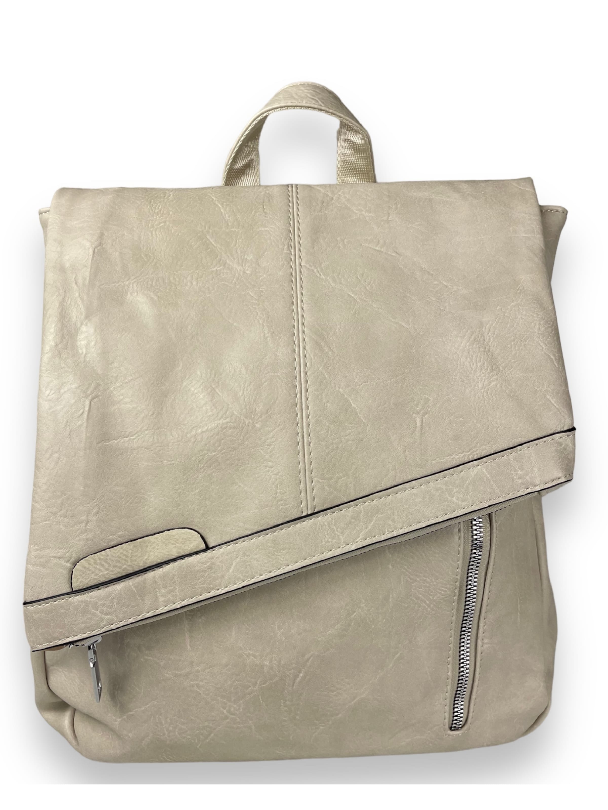 Kumixi Rucksack '2in1 Rucksacktasche'‌ in Beige: Vorderseite