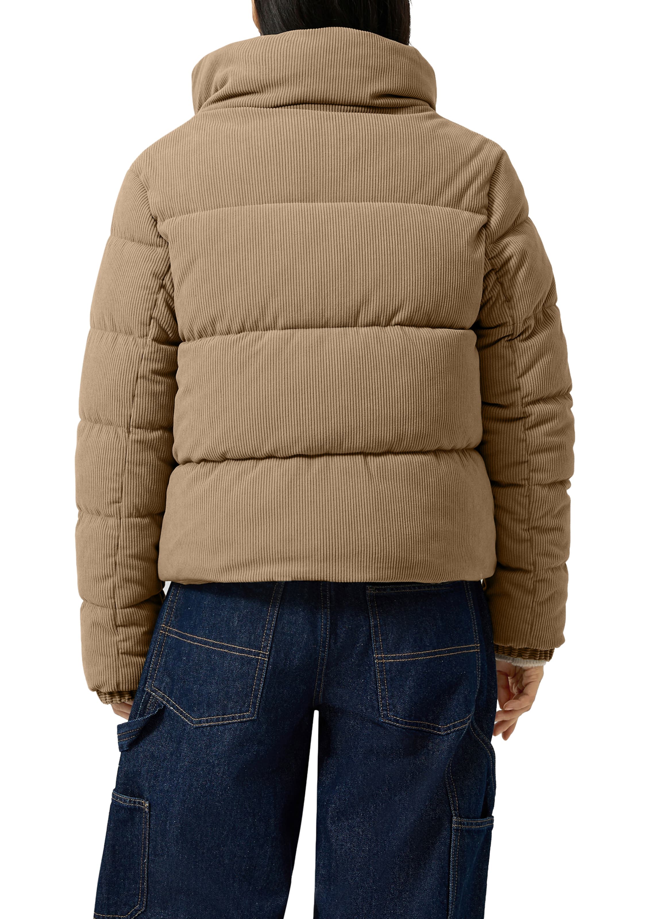Veste d’hiver QS en marron : derrière