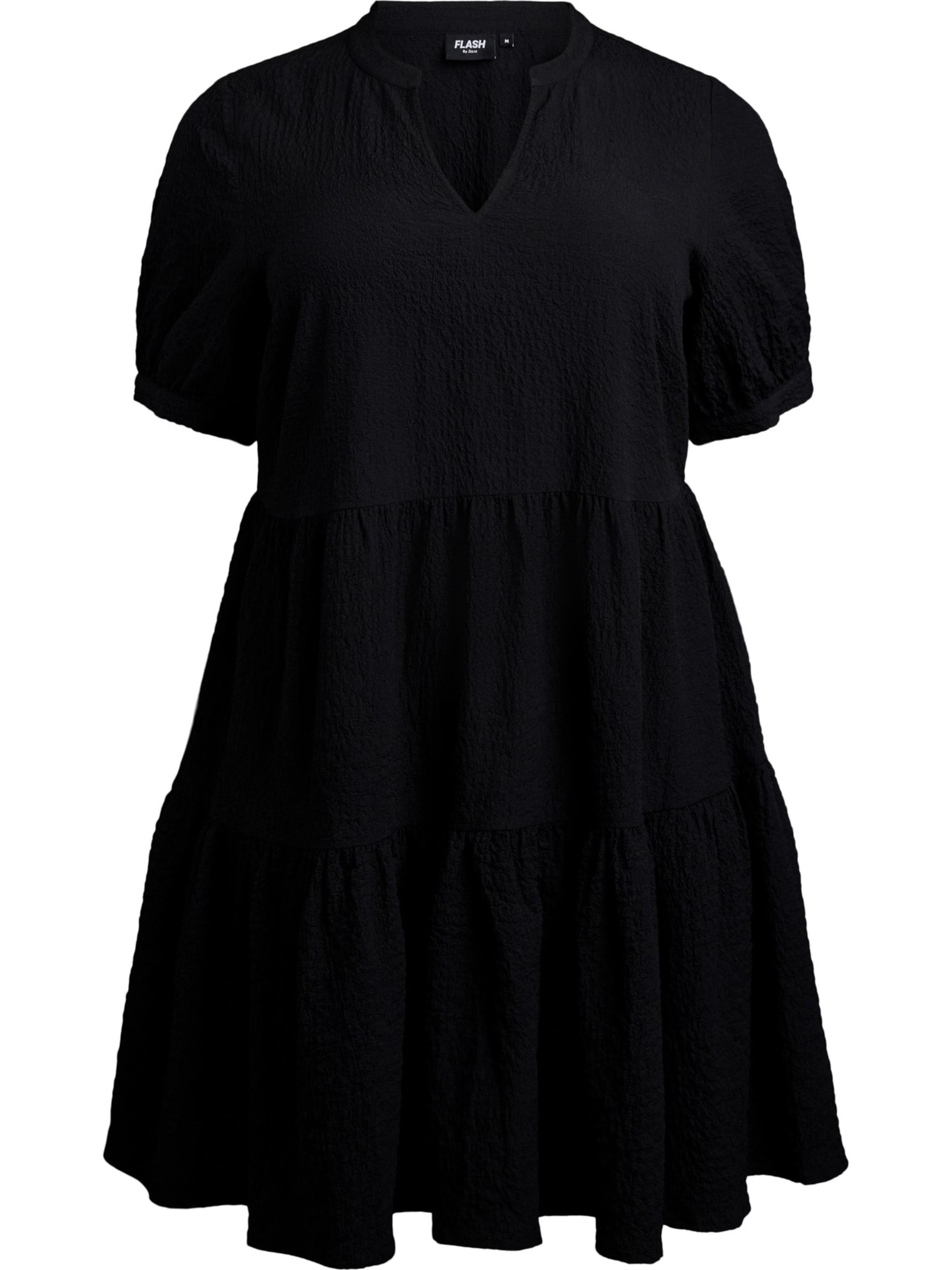 Zizzi Рокля 'Fltracy' в черно: отпред