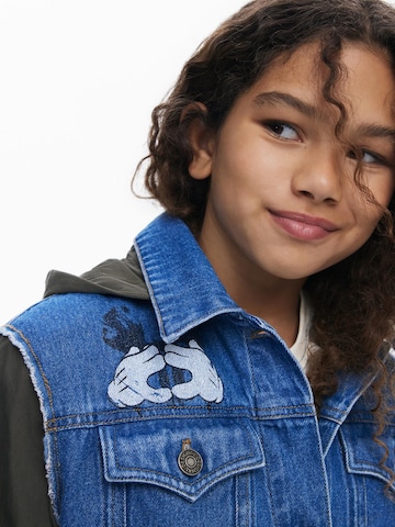Desigual Kurtka przejściowa 'Mickey and Minnie Mouse™' w kolorze niebieski