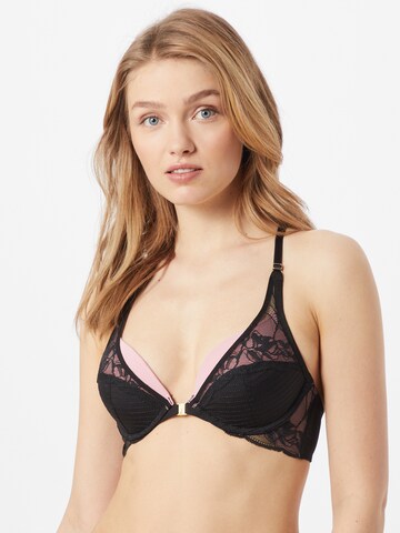 Hunkemöller - Push-up Sujetador 'Marit' en negro: frente